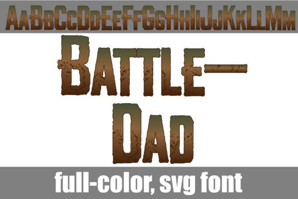 Battle-dad: The Perfect Color Font for Handmade Labels