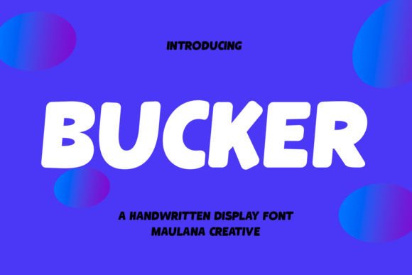Bucker: A Playful Display Font for Modern Editorial Design