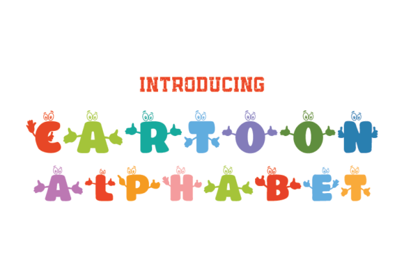 Cartoon Alphabet: The Playful Display Font for Viral Content