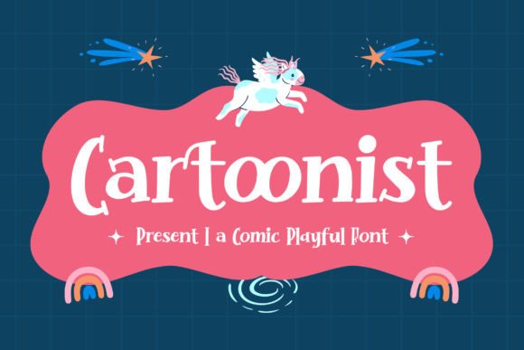 Cartoonist: A Playful Display Font for Modern Web Design