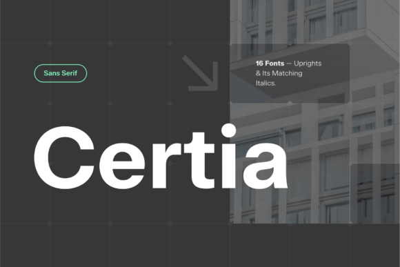 Certia: The Modern Sans Serif Font for Handmade Brands