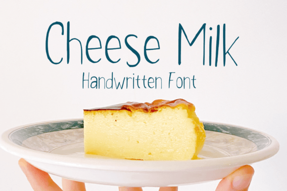 Cheese Milk Font: A Handwritten Typeface for Makers
