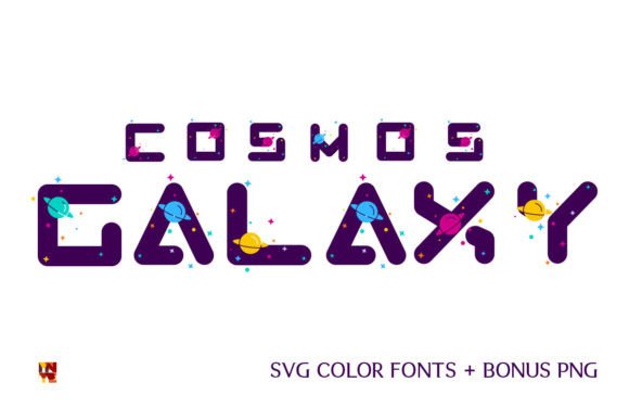 Cosmos Galaxy: A Playful Color Font for Modern Branding