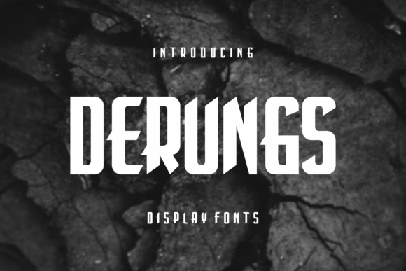 Derungs: A Fresh Display Font for Modern Branding