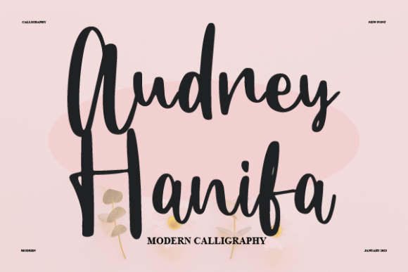 Designing with Audrey Hanifa: A Stylish Script for Brand Identity
