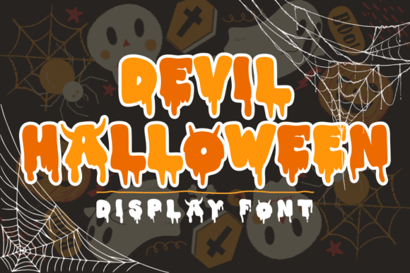 Devil Halloween: A Spooky Display Font for Web Design