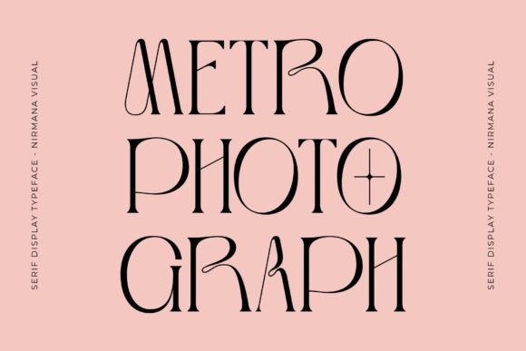 Elevate Your Shop with the Metro Photograph Display Font