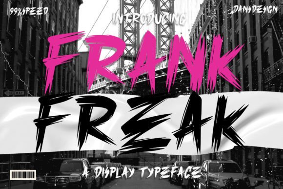 Frank Freak: The Display Font That Stops the Scroll