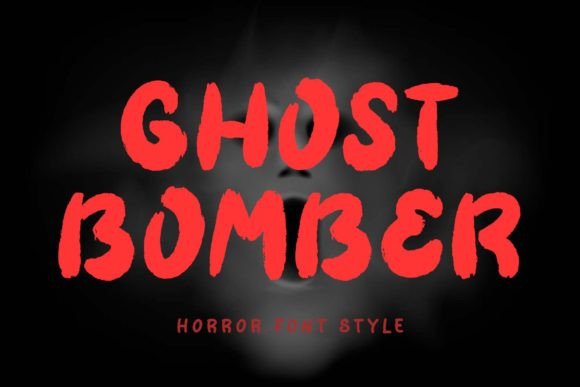 Ghost Bomber: A Spooky Display Font for Editorial Design