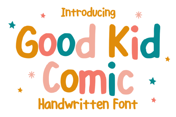 Good Kid Comic: A Playful Display Font for Bold Branding