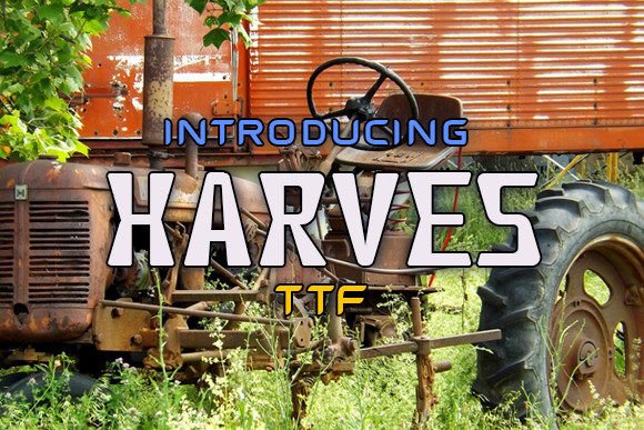 Harves: The Perfect Display Font for Handmade Brands