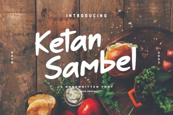Ketan Sambel: A Playful Display Font for Makers