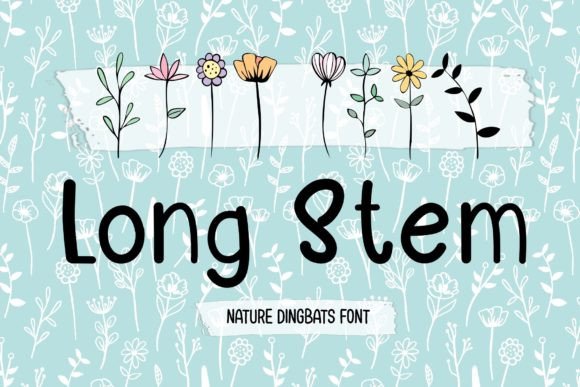 Long Stem: A Dingbat Typeface for Bold Brand Visuals