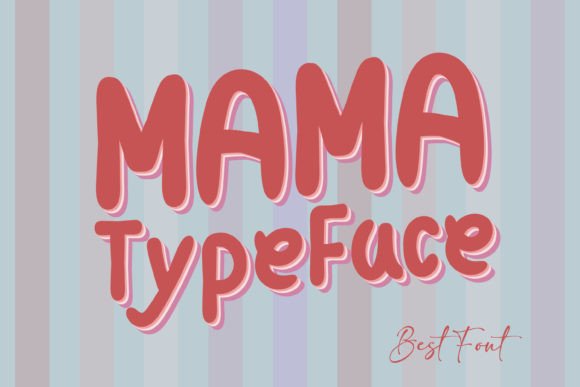 Mama Typeface: A Handwritten Font for Small Business Branding
