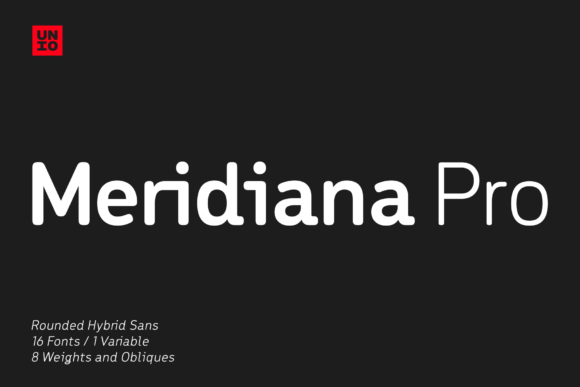 Meridiana Pro: The Variable Typeface for Bold Marketing