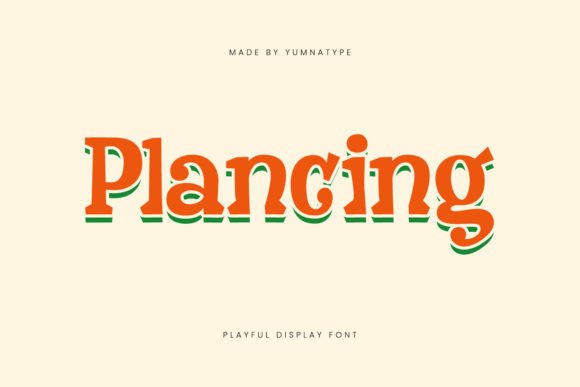 Plancing Font Review: A Playful Display Typeface for Web