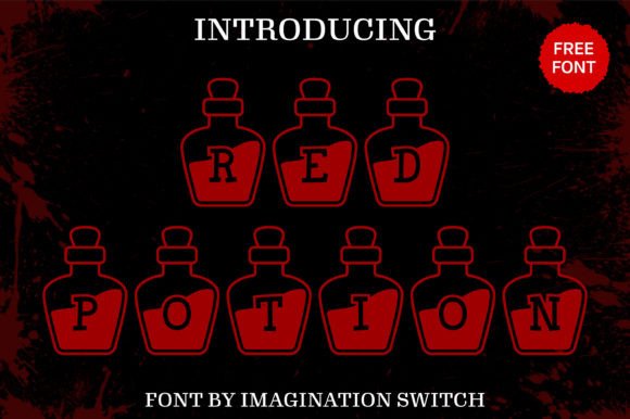 Red Potion: A Bold Display Font for Small Business Branding