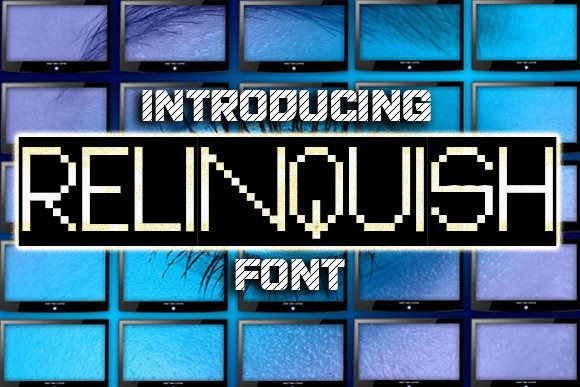 Relinquish: The Perfect Display Font for Crafters