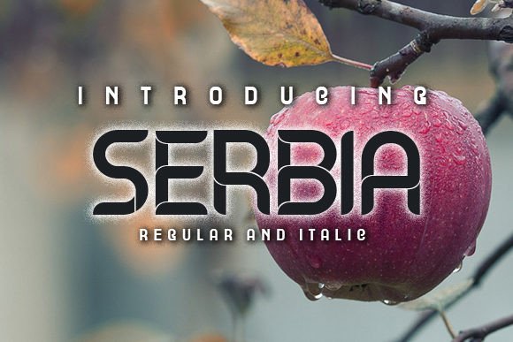 Serbia Font: A Bold Display Typeface for Branding