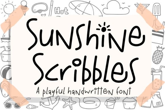 Sunshine Scribbles Font: A Playful Script for Editorial Design
