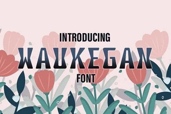 Waukegan Review: A Bold Display Font for Modern Branding