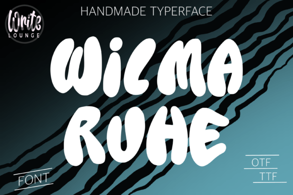 Wilma Ruhe: A Playful Display Font for Editorial Design