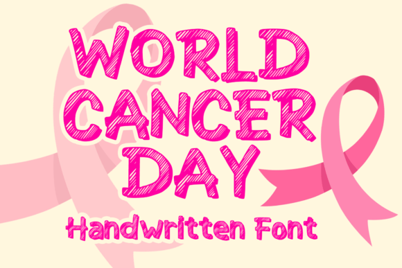World Cancer Day: A Versatile Display Font for Editorial Design